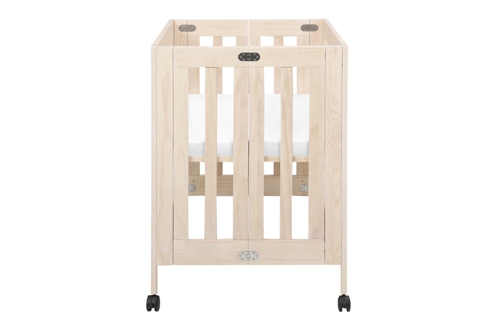 M6698NX,Origami Mini Crib In Washed Natural