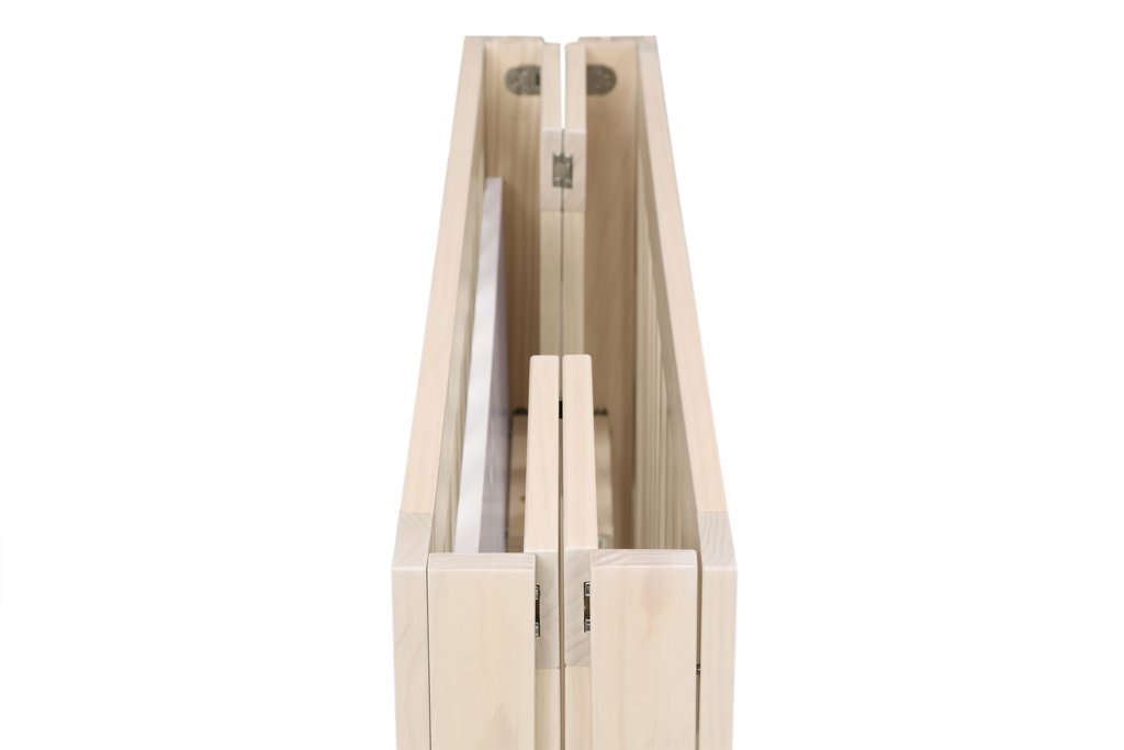 M6698NX,Origami Mini Crib In Washed Natural
