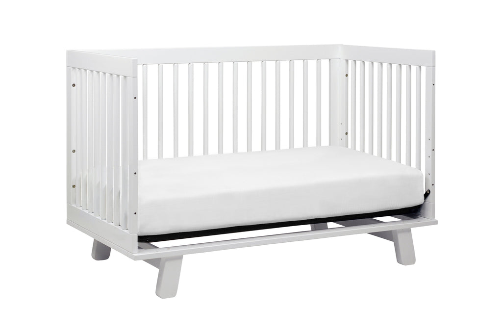 M4201W,Hudson 3-in-1 Convertible Crib with Toddler Bed Conversion Kit in White Finish
