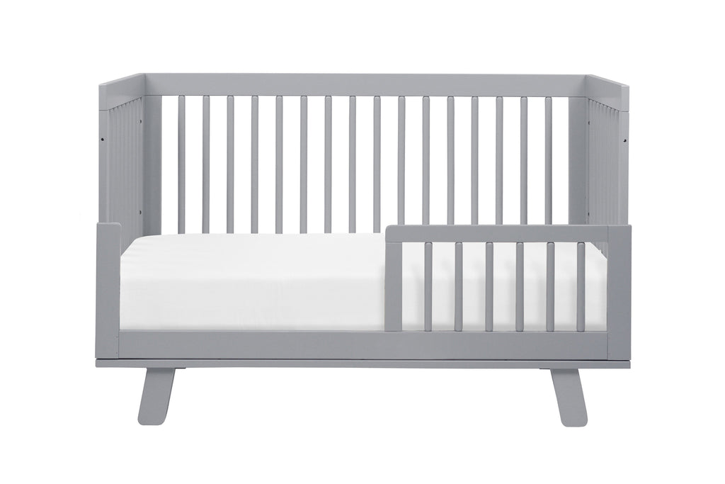 M4201G,Hudson 3-in-1 Convertible Crib with Toddler Bed Conversion Kit in Grey Finish
